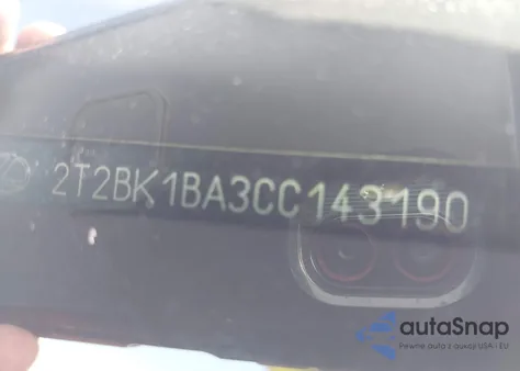 2012 Lexus Rx 350 z USA, uszkodzony, nr VIN 2T2BK1BA3CC143190